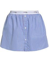 HOMMEGIRLS - Mini Skirt Cotton - Lyst