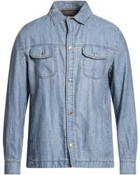 Moorer - Denim Outerwear Linen - Lyst