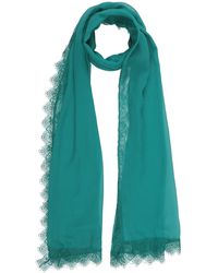 Alberta Ferretti - Emerald Scarf Silk, Polyamide - Lyst
