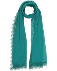 Alberta Ferretti - Emerald Scarf Silk, Polyamide - Lyst