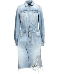 DSquared² - Midi Dress Cotton - Lyst