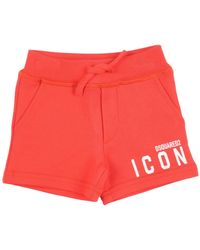DSquared² - Icon Shorts & Bermuda Shorts Cotton, Elastane - Lyst