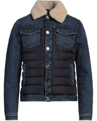 Moorer - Midnight Puffer Cotton, Elastane, Polyester, Shearling - Lyst