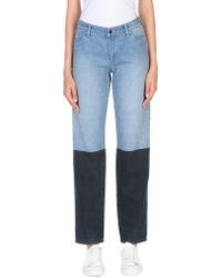 Armani Jeans Wide-leg jeans for Women - Up to 75% off | Lyst