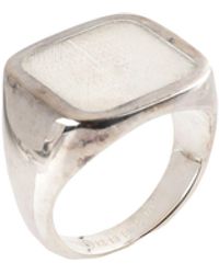 Maison Margiela Bague - Blanc