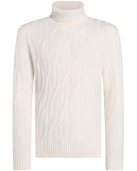 LUIGI GENTILE - Ivory Turtleneck Cashmere - Lyst