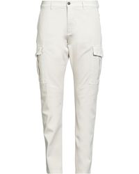 Eleventy - Ivory Pants Cotton, Elastane - Lyst
