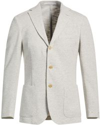 Eleventy - Blazer Cotton, Polyester, Goat Skin - Lyst