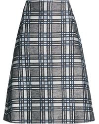 Marni - Midi Skirt Linen, Cotton, Viscose, Polyamide - Lyst