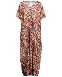 Niu - Maxi Dress Cotton - Lyst