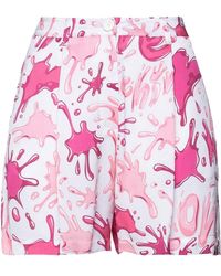 Pink Womens Shorts Moschino Shorts Moschino Synthetic Cady Shorts in Fuchsia - Save 65% 