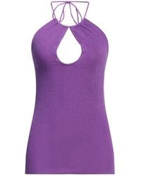 Mc2 Saint Barth - Mini Dress Polyamide, Metal, Elastane - Lyst