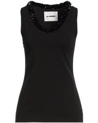 Jil Sander - Top Viscose, Polyester, Elastane - Lyst