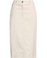 Peserico - Easy Midi Skirt Cotton, Elastane - Lyst