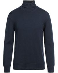 Alpha Studio - Midnight Turtleneck Merino Wool - Lyst