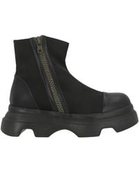 Jeannot - Ankle Boots Leather, Textile Fibers - Lyst