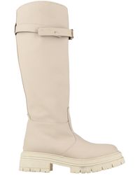 Marella - Cream Boot Textile Fibers - Lyst