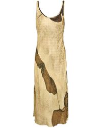 Masnada - Midi Dress - Lyst