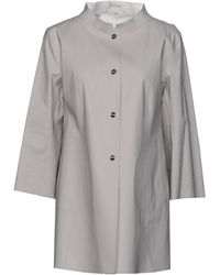 Herno - Light Overcoat & Trench Coat Cotton, Elastane - Lyst