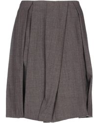 Brunello Cucinelli Falda corta - Marrón