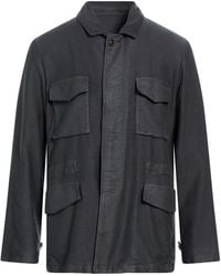 Boglioli - Charcoal Jacket Modal, Cotton - Lyst