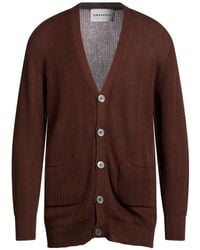 Amaranto - Chocolate Cardigan Cotton - Lyst