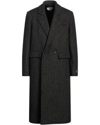 MSGM - Coat Wool, Polyamide, Acrylic, Polyester - Lyst