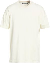 Canali - Ivory T-Shirt Cotton - Lyst