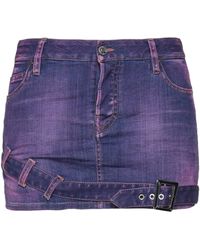 DSquared² Denim Skirt - Purple