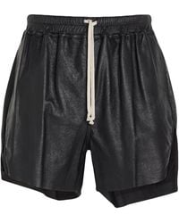 Rick Owens - Shorts & Bermuda Shorts Lambskin - Lyst