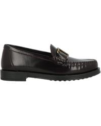 Tod's - Loafers Leather - Lyst