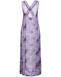 Frankie Morello Long Dress - Purple