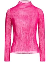 Issey Miyake - Top Polyester - Lyst