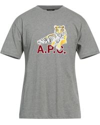 A.P.C. - T-shirt - Lyst