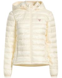 Guess - Ivory Puffer Polyamide - Lyst