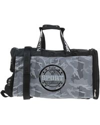 Mens Bags Gym bags and sports bags Philipp Plein Logo-print Duffle Bag in Black for Men 