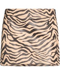 Patrizia Pepe - Sand Mini Skirt Shearling - Lyst