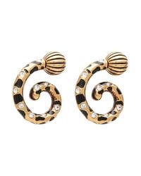 Lanvin - Earrings Brass, Epoxide Resin, Glass - Lyst