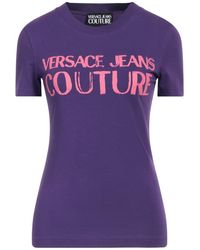 Versace - T-Shirt Cotton, Elastane - Lyst
