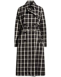 Department 5 - Overcoat & Trench Coat Cotton, Wool, Polyester, Elastane - Lyst