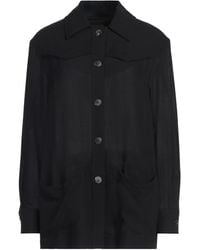 Ferragamo - Shirt Virgin Wool, Polyamide, Cotton, Lambskin - Lyst
