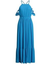 Rebel Queen - Azure Maxi Dress Polyester - Lyst