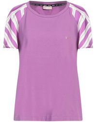 Liu Jo - T-Shirt Polyester, Cotton, Elastane - Lyst