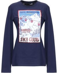 Love Moschino - Midnight T-Shirt Cotton, Elastane - Lyst