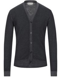 Original Vintage Style - Charcoal Cardigan Virgin Wool - Lyst