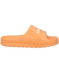 Lacoste - Apricot Sandals Rubber - Lyst