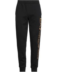 EA7 - Pants Cotton, Polyester - Lyst
