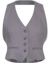 Jucca - Tailored Vest Linen, Viscose, Elastane - Lyst