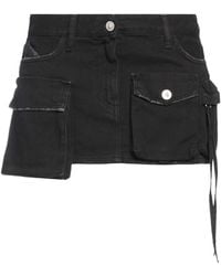 The Attico - Denim Skirt - Lyst