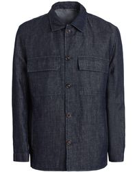Lardini - Denim Shirt - Lyst